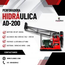 PERFORADORA HIDRAULICA AD - 200 MOTOR DIESEL 